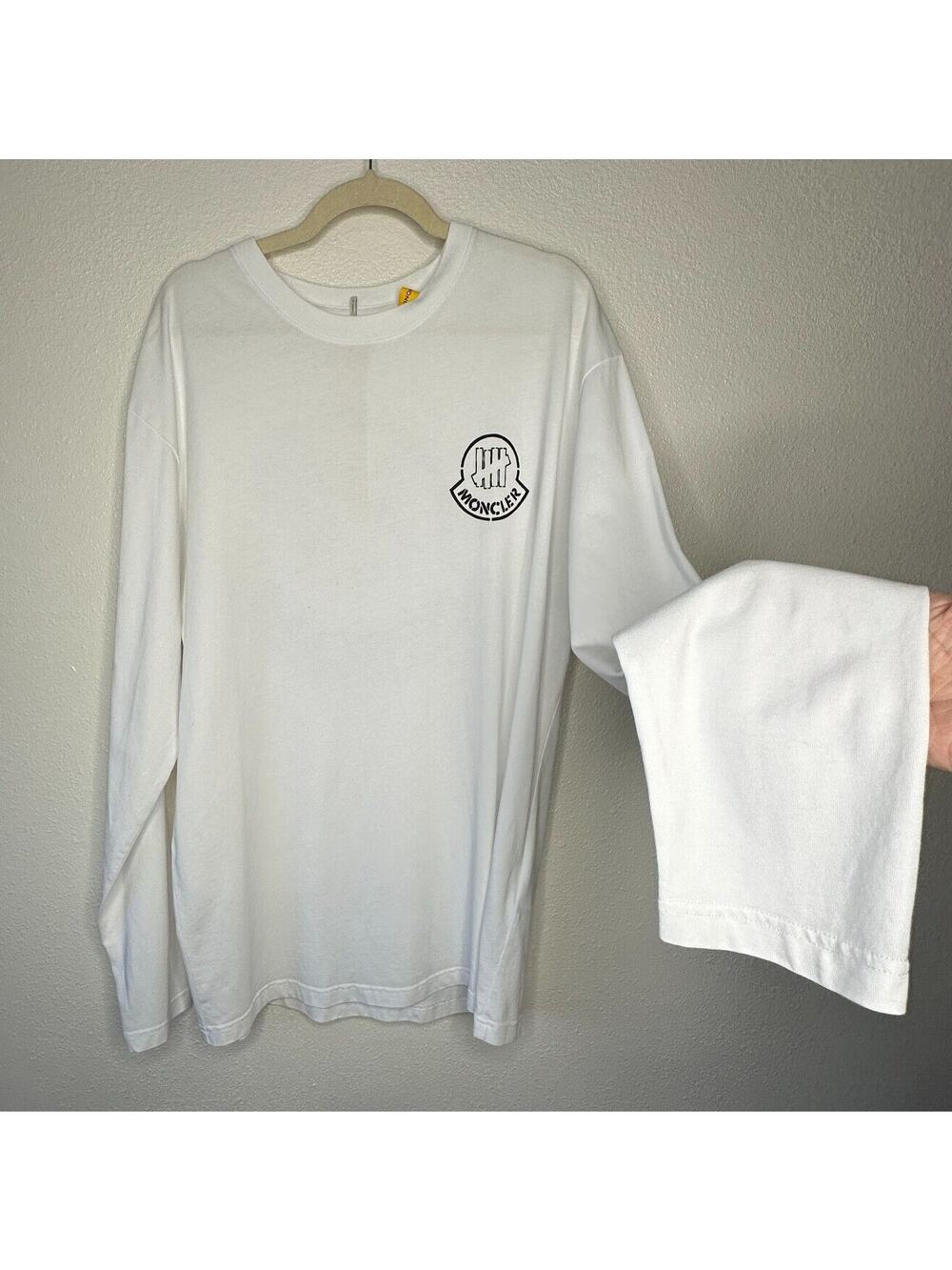 NWOT Moncler Genius 1952 X Undefeated Logo Front & Back Long Sleeve Tee Shirt L